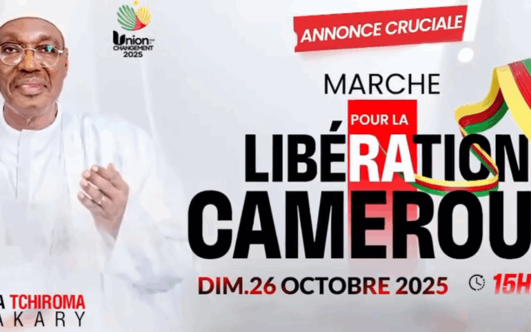 President-elect Issa Tchiroma calls on the people to hold a peaceful march across the country this Sunday, October 26 2025